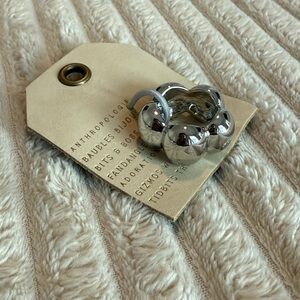 Silver Ring Anthropologie Bubble Style